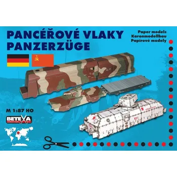 Vystřihovánky Pancéřové vlaky