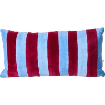 Dekorativní polštářek rice Sametový polštář s výplní Stripes 40 x 20 cm