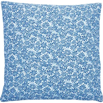 Povlak na dekorativní polštářek GREEN GATE Prošívaný povlak na polštář Linea Blue 50 x 50 cm