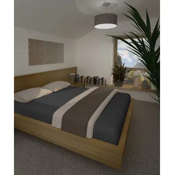 Prostěradlo Prostěradlo Froté s gumičkou 90x200cm - 72 tmavě šedá