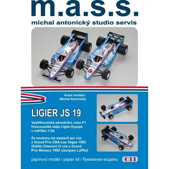Plastikový model Ligier JS 19