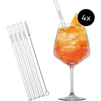 Sklenice Sklenice na koktejly AFTER WORK 790 ml, s brčky, sada 4 ks, Zwiesel Glas