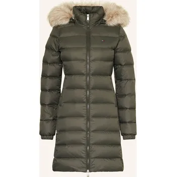 Tommy Jeans Dámský Péřový Kabát S Odnímatelnou Umělou...