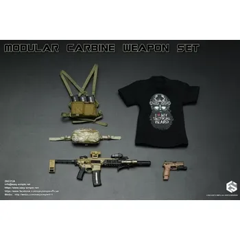 Doplněk k figurce Zbraň pro 1/6 figurky Modular Carbine Weapon Set - MCX Virtus Pistol (Sand)