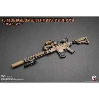 Doplněk k figurce Zbraň pro 1/6 figurky Very Long Range Semi Automatic Sniper System VSASS Set - Project Joy Arid (Snake Skin)