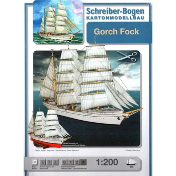 Plastikový model Plachetnice Gorch Fock