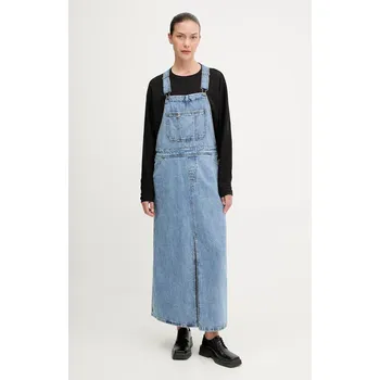 Dámské šaty Džínové šaty G-Star Skater Maxi modrá barva, maxi, D27734-D536 D27734.D536 50J, vel. L