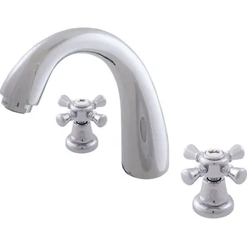 Vodovodní baterie Vodovodní baterie umyvadlová s výpustí click-clack MORAVA RETRO, Barva: chrom, Rozměr: 3/8''