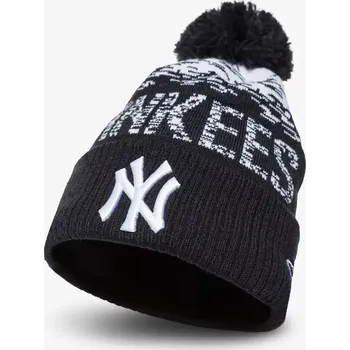 Módní doplněk Pánský kulich New Era Sport Knit NY YANKEES velikost One Size black / white