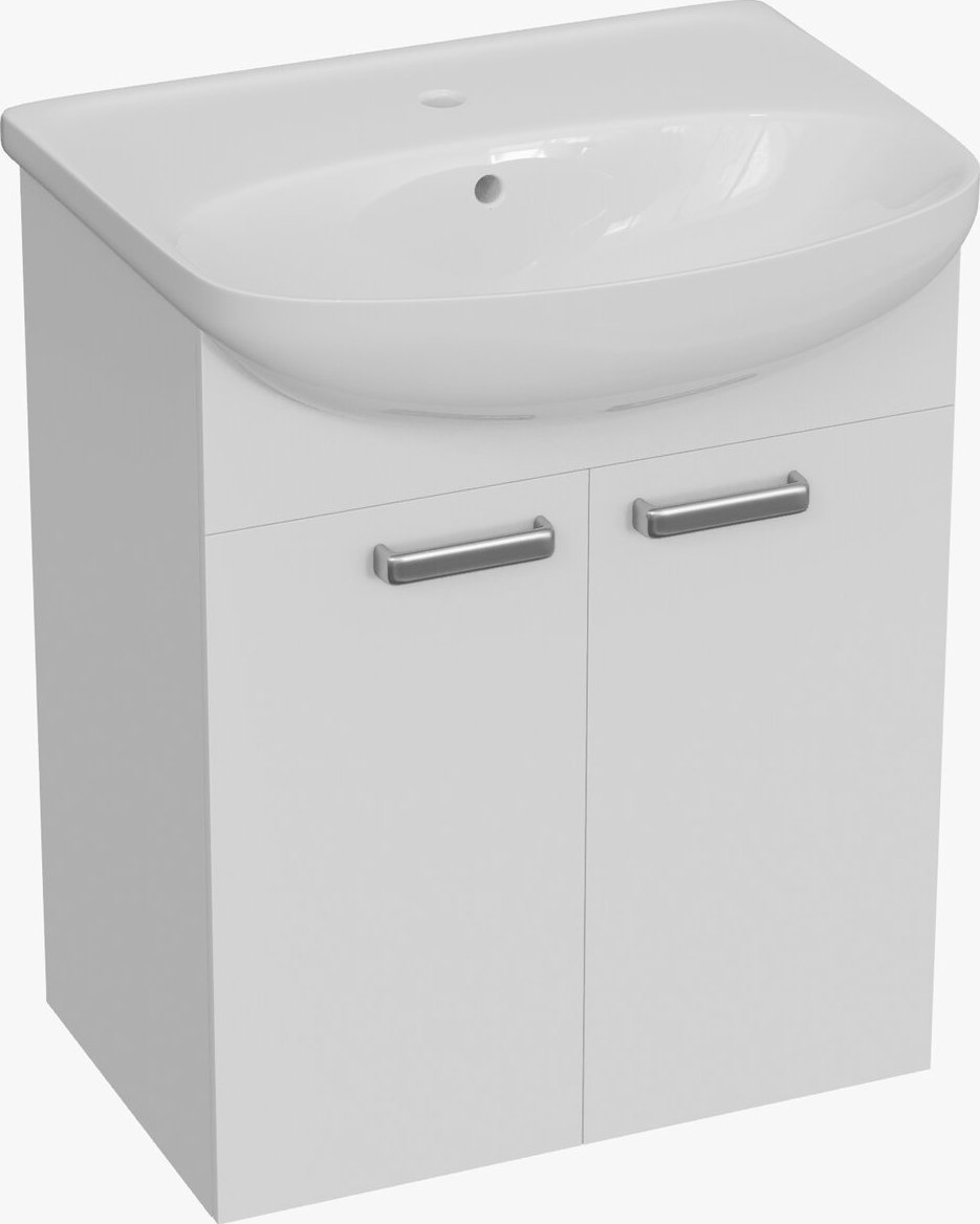 JIKA Skříňka Jika Euroline N 60 s umyvadlem bílá, H41E3952003001 H41E3952003001