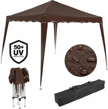 Zahradní altán Zahradní altán 3x3m tm. hnědý SH05TH Dekorhome