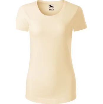 MALFINI Dámské lehce vypasované tričko Malfini z organické bavlny 160 g/m Barva: mandlová, Velikost: L