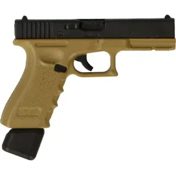 Doplněk k figurce Zbraň pro 1/6 figurky Glock 17 Pistol (Sand)
