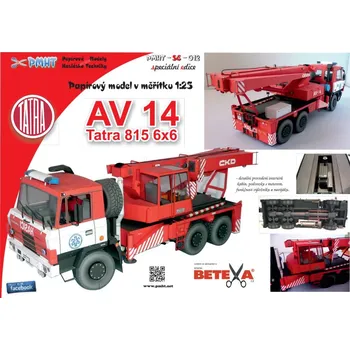 Plastikový model Tatra 815 AV14 HZS SŽDC