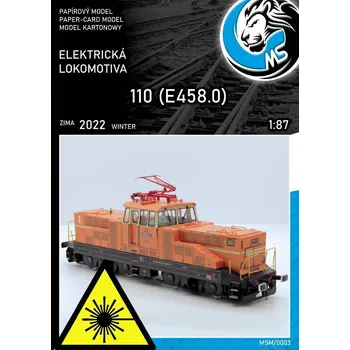 Modelová železnice Elektrická lokomotiva řady 110 - Laserové doplňky