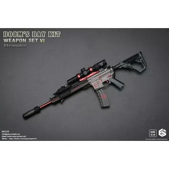 Doplněk k figurce Zbraň pro 1/6 figurky Doom's Day Kit Weapon Set VI - Strangler (Grey)