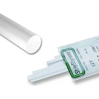 Plastový profil kulatý, průměr 1,6mm, délka 350mm