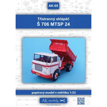 Plastikový model Třístranný sklápěč Š706 MTSP 24