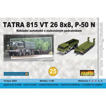 Papírový model Tatra 815 VT 26 8x8, P-50 N