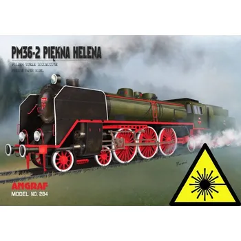 Papírový model Parní lokomotiva Pm36-2 Piekna Helena - Laserové doplňky - sada matic a nítů