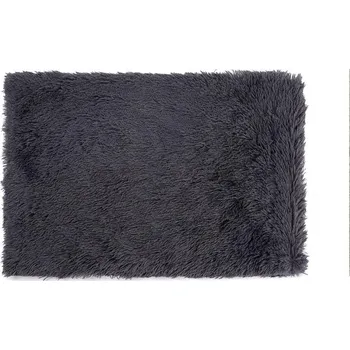 Pelíšek pro psa Petify Plyšová deka Chill 100x80 cm tmavě šedá