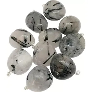 Přívěsek Přívěsek z křišťálu s turmalínem – AA kvalita, energetický šperk pro harmonii a ochranu