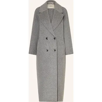 Dámský kabát Anfiny Dámský Vlněný Kabát Caroline, šedá, 36