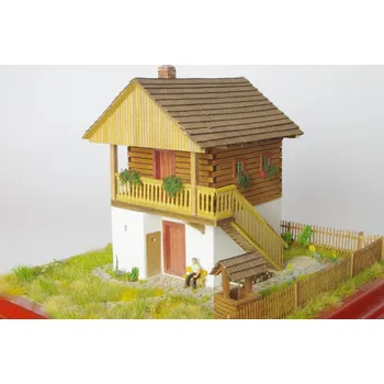 Plastikový model Dvoupatrový domek 1:72