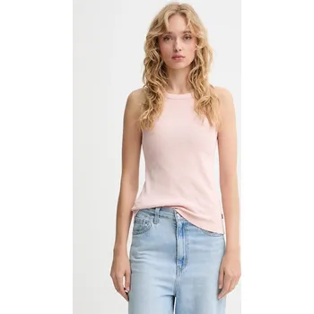 Bavlněný top Levi's růžová barva, A3381 A3381.0026 03X, vel. XXS