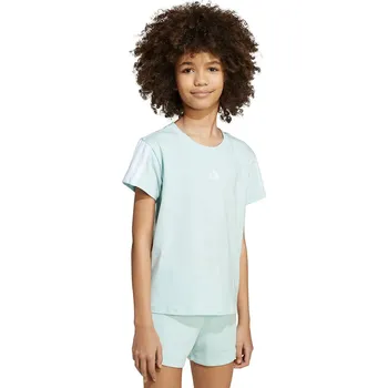 Chlapecké tričko Dětské bavlněné tričko adidas JY4974 tyrkysová 06X, vel. 164