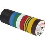 EMOS Izolační páska PVC 15mm x 10m barevný mix 10 ks