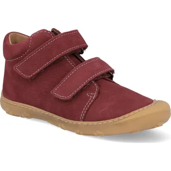 Dětská sportovní obuv Barefoot dětské kotníkové boty Ricosta - Pepino Chrisy M vínové Velikost: 23