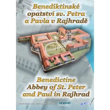 Plastikový model Benediktinské opatství sv. Petra a Pavla v Rajhradě