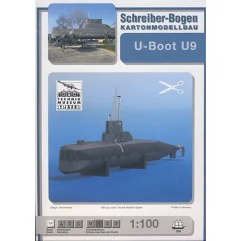Plastikový model Ponorka U-Boot U9