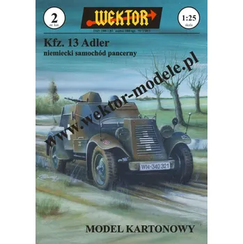 Modelová železnice Německý obrněný vůz Kfz 13