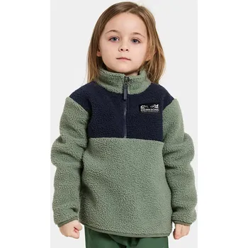 Pánská móda Mikina Didriksons GOSIG KIDS HALFZIP 505536.9BYA zelená 97X, vel. 120