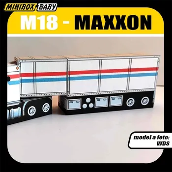 Papírový model Auťáci - návěs Maxxon