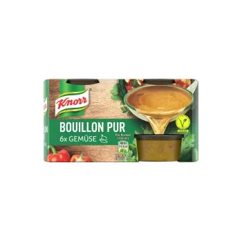Knorr čistý zeleninový bujón 6x 28 g, celkem 168 g
