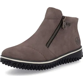 Dámské kozačky Dámská kotníková obuv RIEKER Z4265-24 hnědá W5 38