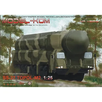 Papírový model SS-27 TOPOL-M