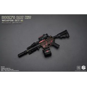 Doplněk k figurce Zbraň pro 1/6 figurky Doom's Day Kit Weapon Set VI - Stygian Walker (Black)