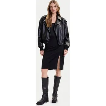 Dámská sukně ONLY Sukně z imitace kůže Loline 15357433 Černá Regular Fit S