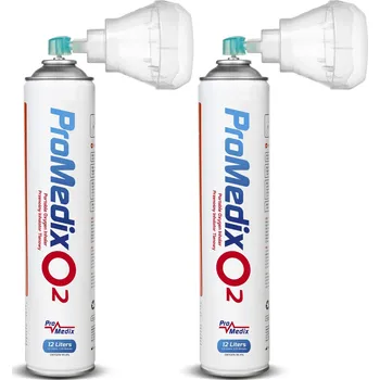Inhalátor Přenosný 99,4% inhalátor kyslíku v plechovce Promedix 12L, PR-994, 2 kusy