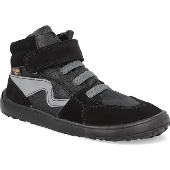 Dívčí obuv Barefoot kotníkové boty Froddo - Tex Go černé Velikost: 28