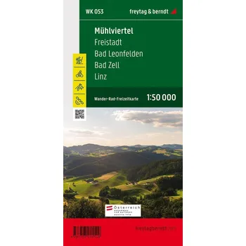 WK 053 Mühlviertel, Freistadt, Bad Leonfelden, Bad Zell, Linz 1:50 000 / turistická mapa