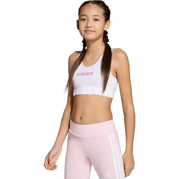 Dámské spodní prádlo Dětská sportovní podprsenka adidas JX3925 bílá 00X, vel. 170