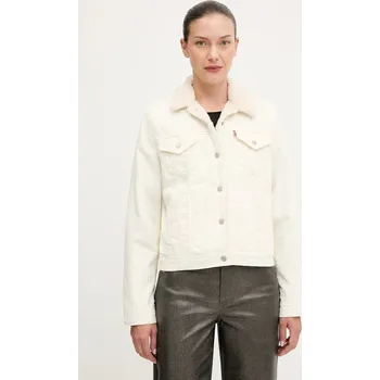 Pánská softshellová bunda Manšestrová bunda Levi's béžová barva, přechodná, 36136 36136.0124 12X, vel. M