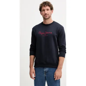 Pánská mikina Mikina Pepe Jeans pánská, tmavomodrá barva, s potiskem, PM5800011 59X, vel. XL