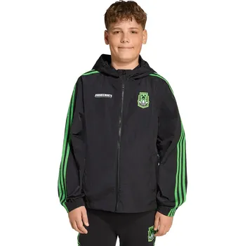 Chlapecká bunda Dětská bunda adidas Originals MINECRAFT KD9834 černá 99X, vel. 158
