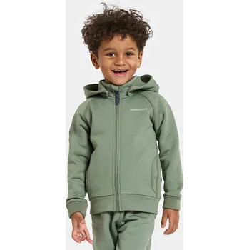 Chlapecká mikina Mikina Didriksons SILJAN KIDS FZ 505900.9BYA zelená 97X, vel. 80